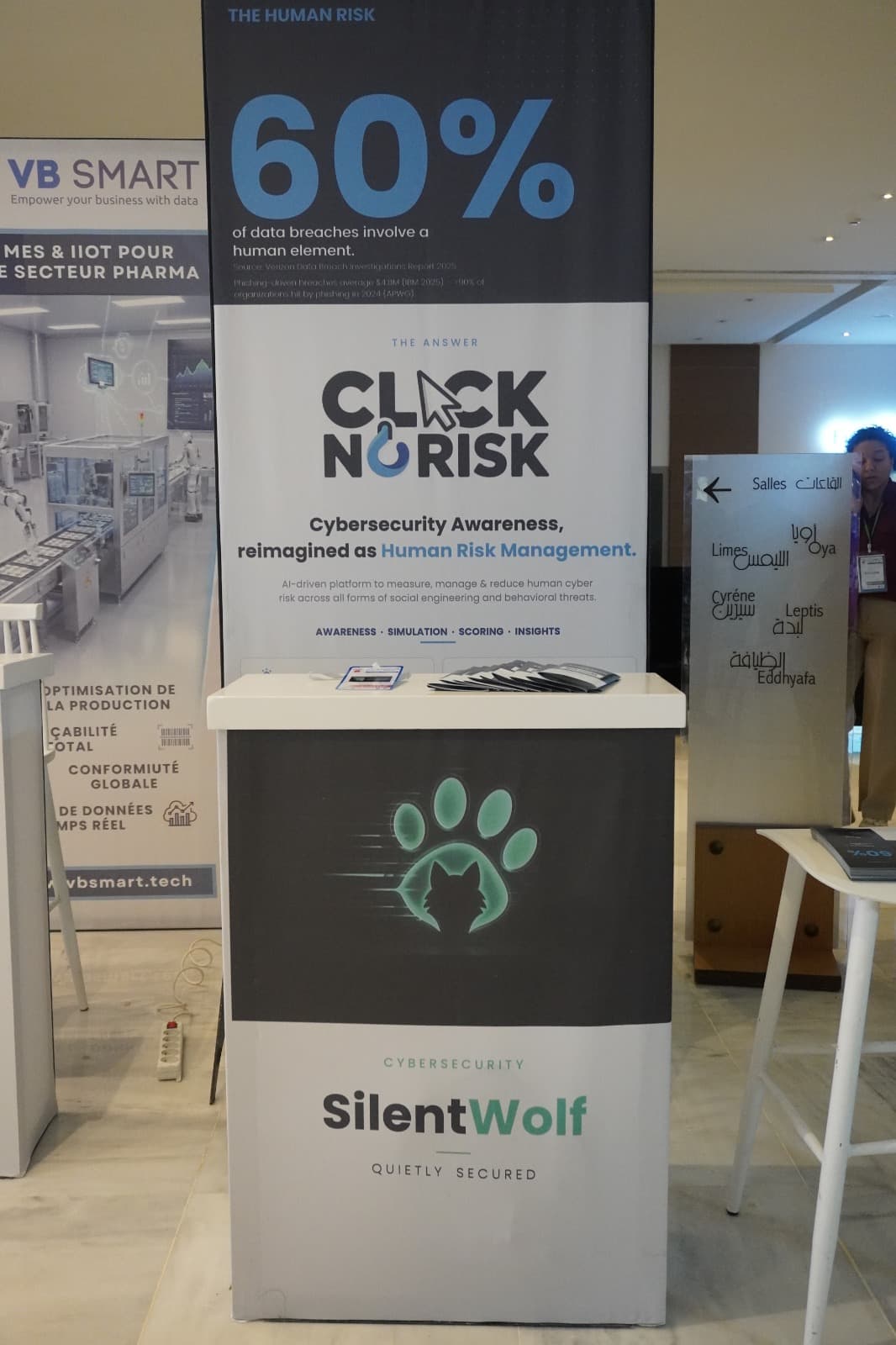 ClickNoRisk on the floor: meeting CISOs at our first cybersecurity event